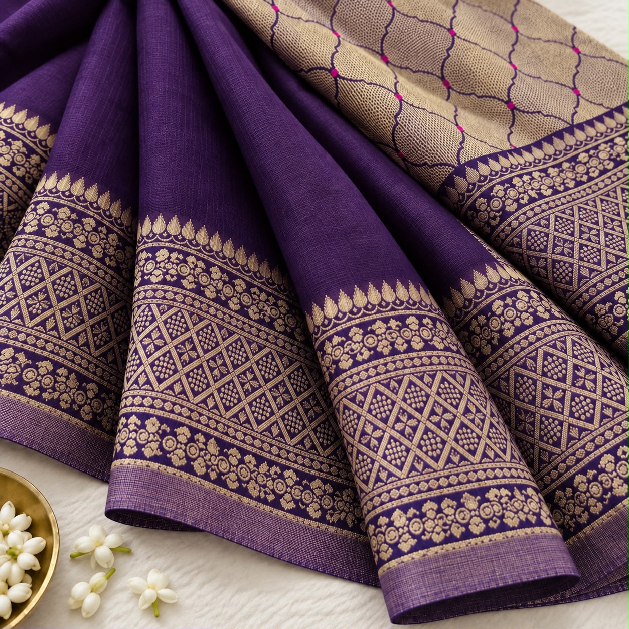 Saaj saree detail